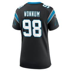 D.J. Wonnum Carolina Panthers Women's Game Jersey - Black