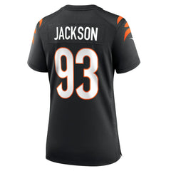 McKinnley Jackson Cincinnati Bengals Women's Game Jersey - Black