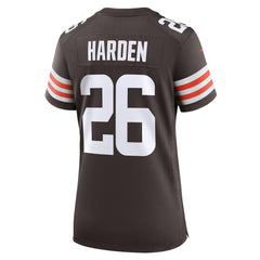 Myles Harden Cleveland Browns Women's Game Jersey - Brown