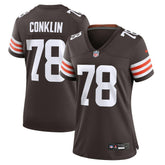 Jack Conklin Cleveland Browns Women's Game Jersey - Brown