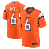 P.J. Locke Denver Broncos Team Game Jersey - Orange