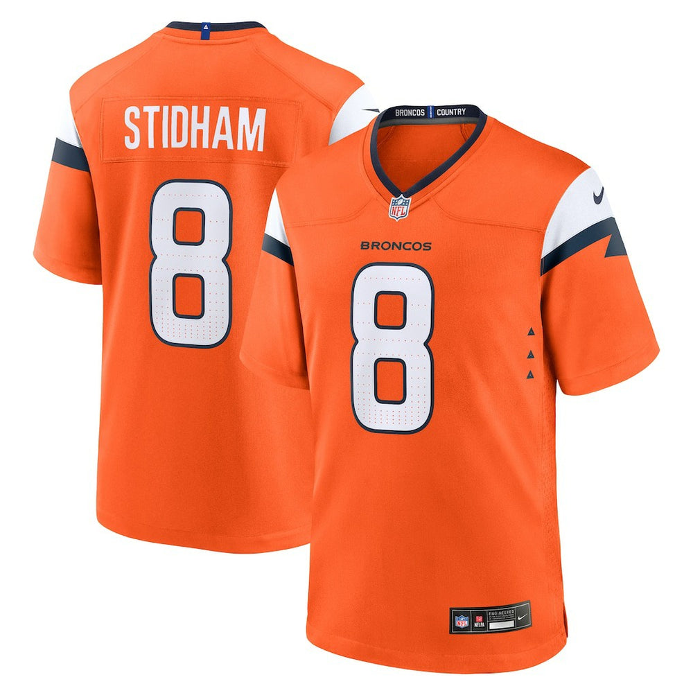 Jarrett Stidham Denver Broncos Team Game Jersey - Orange