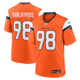 John Franklin-Myers Denver Broncos Team Game Jersey - Orange