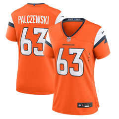 Alex Palczewski Denver Broncos Women's Team Game Jersey - Orange