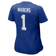 Malik Nabers New York Giants Women's Game Jersey - Royal