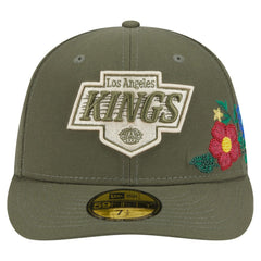 Los Angeles Kings New Era Tonal Florals 59FIFTY Fitted Hat Olive