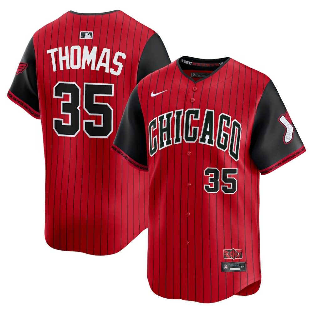 Frank Thomas Chicago White Sox 2025 City Connect Limited Retired Player Jersey - Red/Black