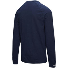 Minnesota Twins Arched Logo Slub Long Sleeve T-Shirt Navy | Mitchell & Ness