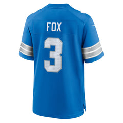 Jack Fox Detroit Lions Team Game Jersey - Blue
