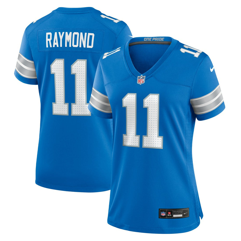 Kalif Raymond Detroit Lions Women's Team Game Jersey - Blue