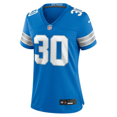 Khalil Dorsey Detroit Lions Women's Team Game Jersey - Blue