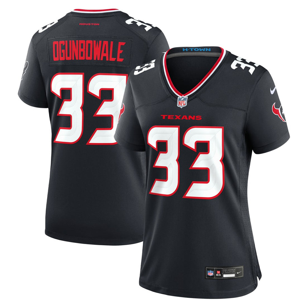 Dare Ogunbowale Houston Texans Women's Team Game Jersey - Navy