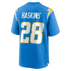 Hassan Haskins Los Angeles Chargers Team Game Jersey - Powder Blue