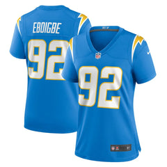 Justin Eboigbe Los Angeles Chargers Women's Game Jersey - Powder Blue