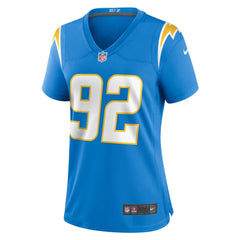 Justin Eboigbe Los Angeles Chargers Women's Game Jersey - Powder Blue