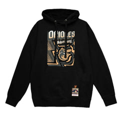 Baltimore Orioles Sidewalk Sketch Pullover Hoodie Black | Mitchell & Ness
