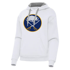 Buffalo Sabres Antigua Women's Victory Pullover Hoodie White