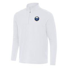 Buffalo Sabres Antigua Intent Quarter-Zip Top White