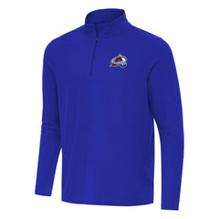 Colorado Avalanche Antigua Intent Quarter-Zip Top Royal