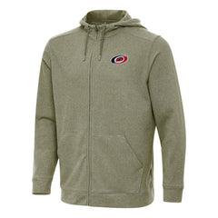 Carolina Hurricanes Antigua Effortless Full-Zip Hoodie Jacket Olive