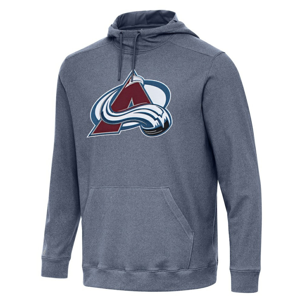 Colorado Avalanche Antigua Cloud Pullover Hoodie Heather Navy