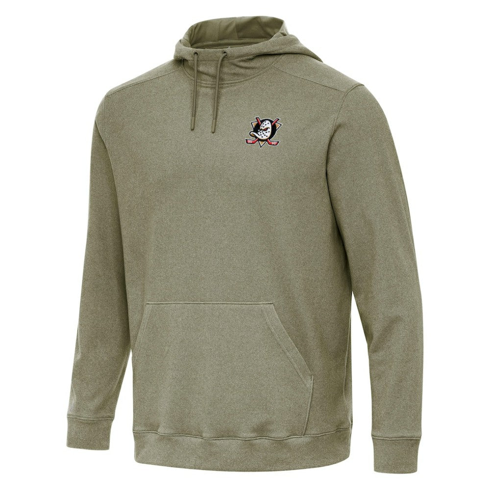 Anaheim Ducks Antigua Cloud Pullover Hoodie Olive