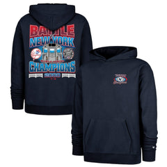 New York Yankees 2000 World Series Champions Showcase Backer Pullover Hoodie Navy | 47 brand