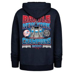 New York Yankees 2000 World Series Champions Showcase Backer Pullover Hoodie Navy | 47 brand