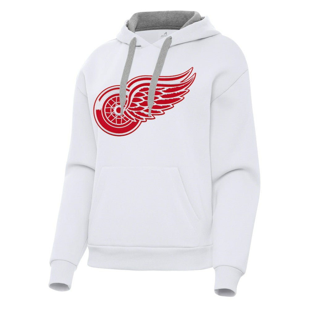 Detroit Red Wings Antigua Women's Victory Pullover Hoodie White