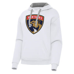 Florida Panthers Antigua Women's Victory Pullover Hoodie White