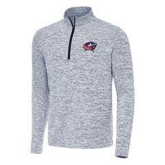 Columbus Blue Jackets Antigua Cause Quarter-Zip Top Navy
