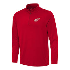 Detroit Red Wings Antigua Reprocess Quarter-Zip Top Red