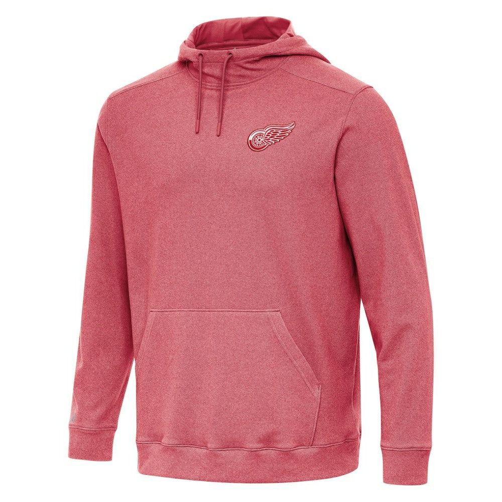 Detroit Red Wings Antigua Cloud Pullover Hoodie Heather Red