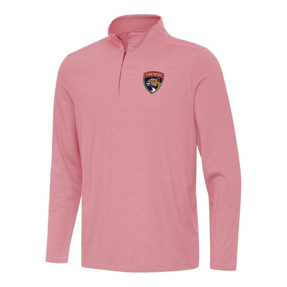 Florida Panthers Antigua Twine Quarter-Zip Top Red