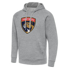 Florida Panthers Antigua Big & Tall Victory Pullover Hoodie Heather Gray