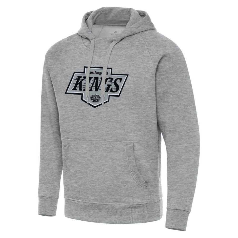 Los Angeles Kings Antigua Big & Tall Victory Pullover Hoodie Heather Gray