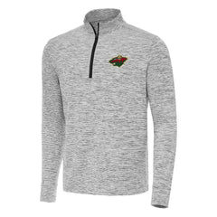 Minnesota Wild Antigua Cause Quarter-Zip Top Black