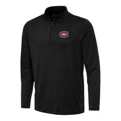 Montreal Canadiens Antigua Reprocess Quarter-Zip Top Black