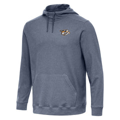 Nashville Predators Antigua Cloud Pullover Hoodie Heather Navy