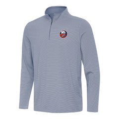New York Islanders Antigua Twine Quarter-Zip Top Navy