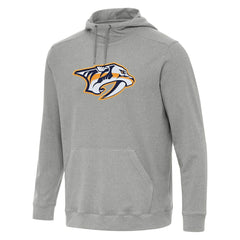 Nashville Predators Antigua Cloud Pullover Hoodie Heather Gray