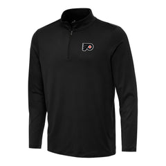 Philadelphia Flyers Antigua Reprocess Quarter-Zip Top Black