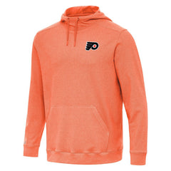 Philadelphia Flyers Antigua Cloud Pullover Hoodie Heather Orange
