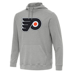 Philadelphia Flyers Antigua Cloud Pullover Hoodie Heather Gray