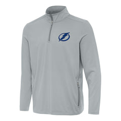 Tampa Bay Lightning Antigua Perilous Quarter-Zip Sweatshirt Gray
