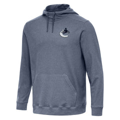 Vancouver Canucks Antigua Cloud Pullover Hoodie Heather Navy