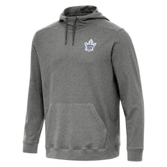 Toronto Maple Leafs Antigua Cloud Pullover Hoodie Heather Black
