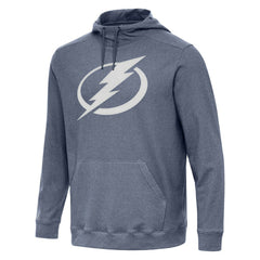 Tampa Bay Lightning Antigua Cloud Pullover Hoodie Heather Navy