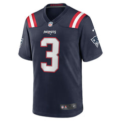 Demario Douglas New England Patriots Game Jersey - Navy