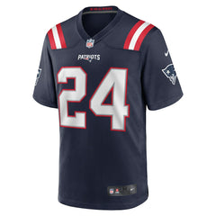Dell Pettus New England Patriots Game Jersey - Navy